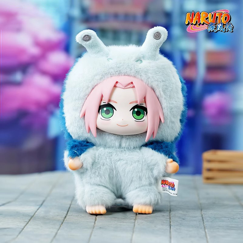 【零售】正版火影忍者疾风传萌兽派对系列盲盒潮玩手办毛绒公仔摆|undefined