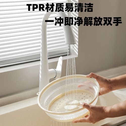 Microwave heating cover multi-functional silicone foldable preservation cover oil-proof splash-proof cover special heating lid foldable cover