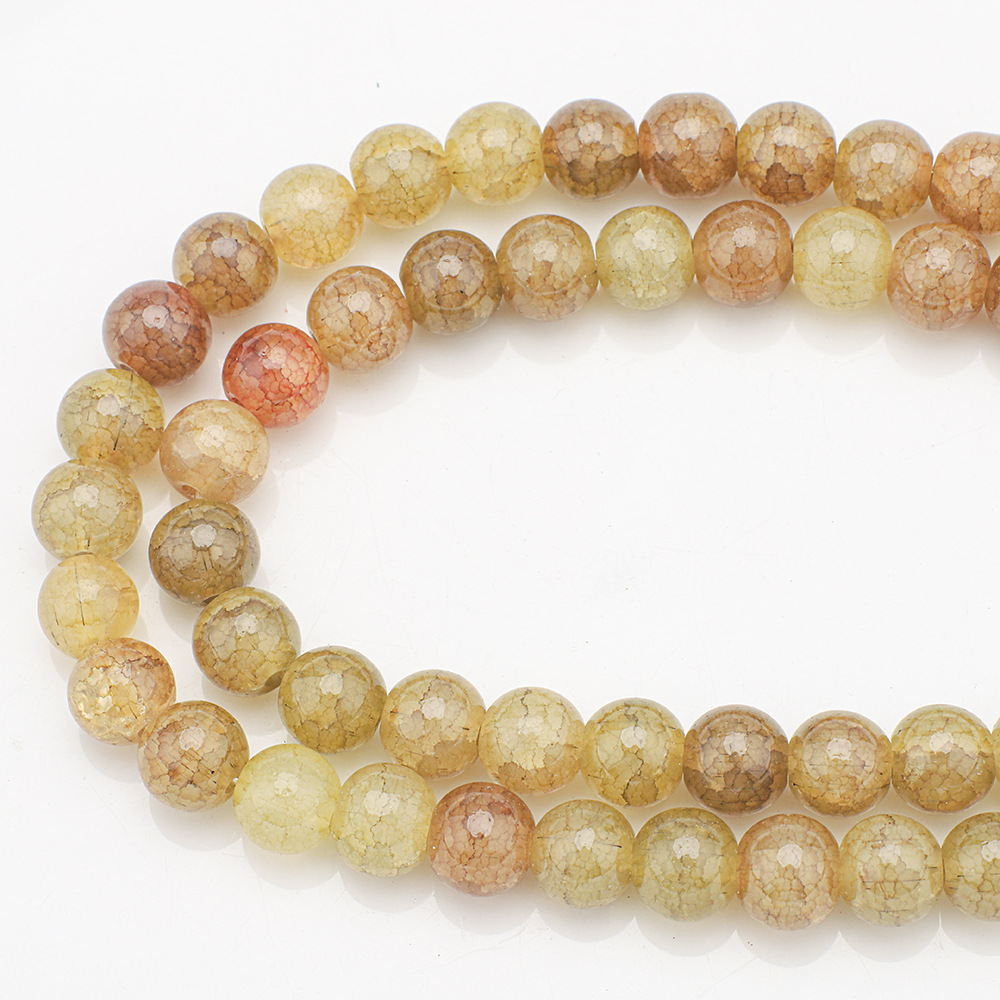 8mm 중간 호박색 옥