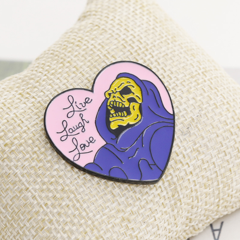 Unisex Gender Enamel Design Fashion Style Fashion Pin Letter Alloy Enamel Unisex Brooches