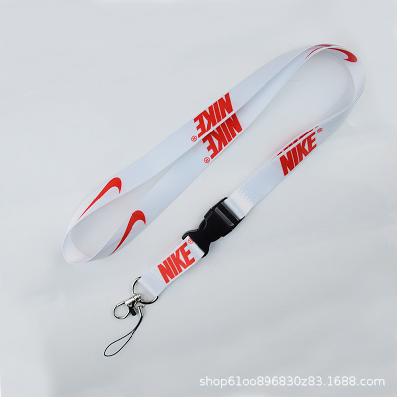 En stock Nike cordón Amazon Venta caliente linterna u disco llavero teléfono móvil cuerda langosta hebilla soporte personalizado