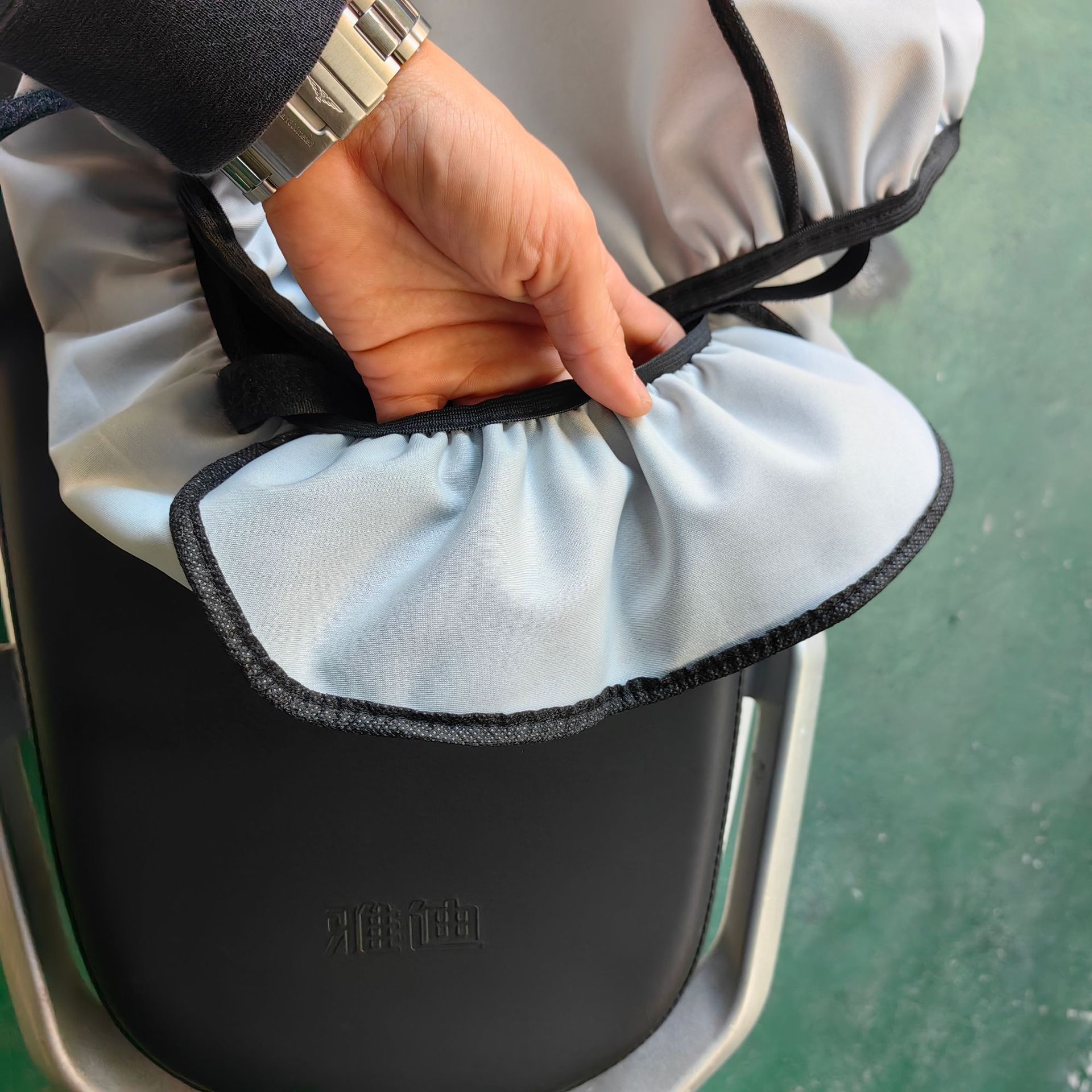Moshuntong electric car cushion cover motorcycle waterproof sun protection cover scooter high elastic fitted chair cover