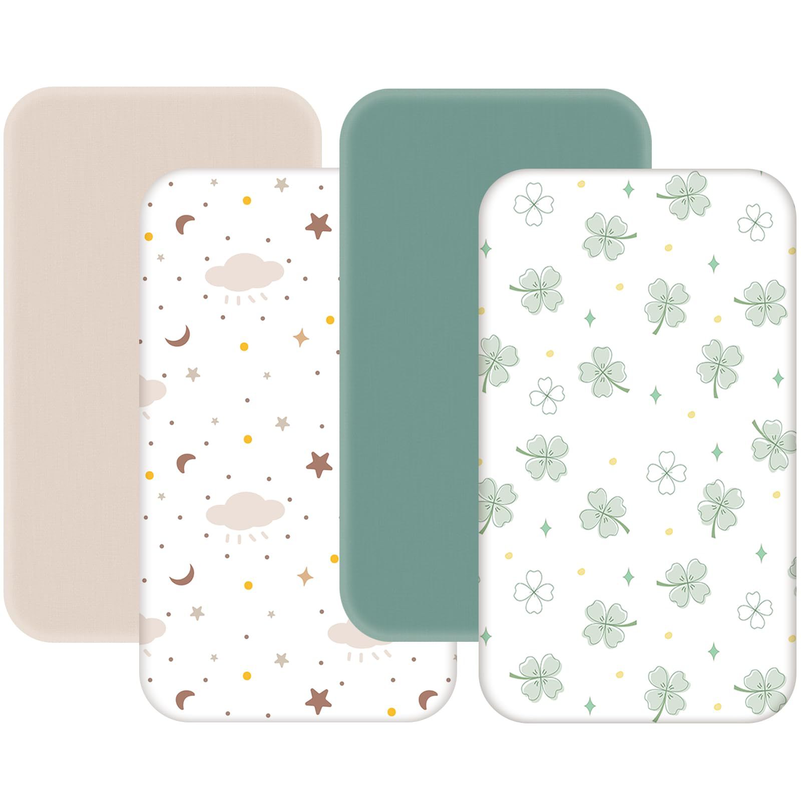 European and American Cross-Border 4-Piece Crib Cradle Bed Sheetss, Changing Diaper Table Bedspread, Kidsren's Printed Changing Bed Sheetss and Bed Sheetss