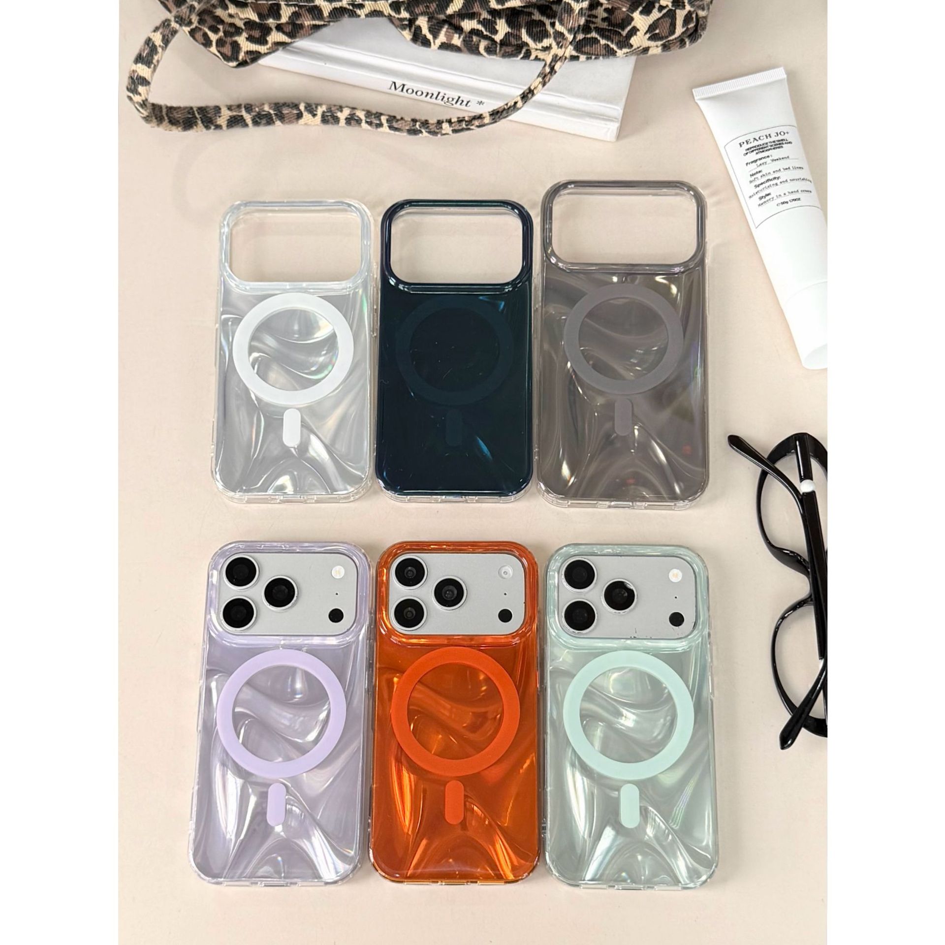 iPhone 17 Pro / 16 Pro Max üçün ipək satin telefon qabığı