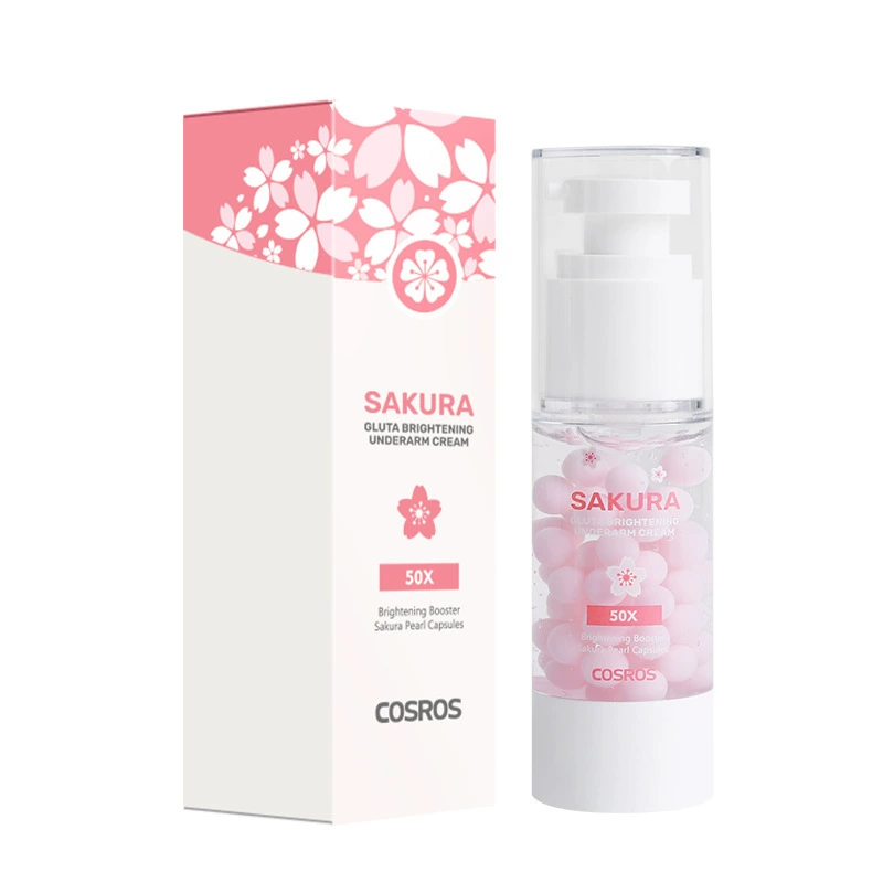 Трансграничные подмышки отбеливающий крем Brightening Booster Sakura Pearl Capsules Сакура Сакура