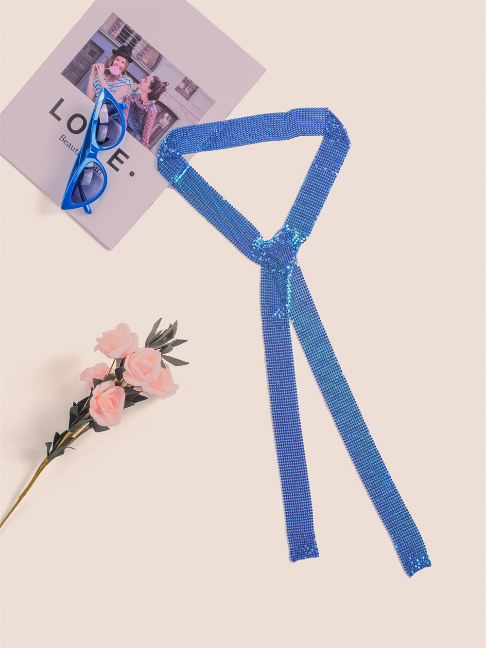 100g Weight Scarf Classification Holiday, Banquet, Selfie Occasion Metal sequins Material Solid Color Pattern Summer Season Unisex Gender Casual, Elegant, Lady Style Unisex Casual Elegant Lady Solid Color Metal Sequins Scarf 32