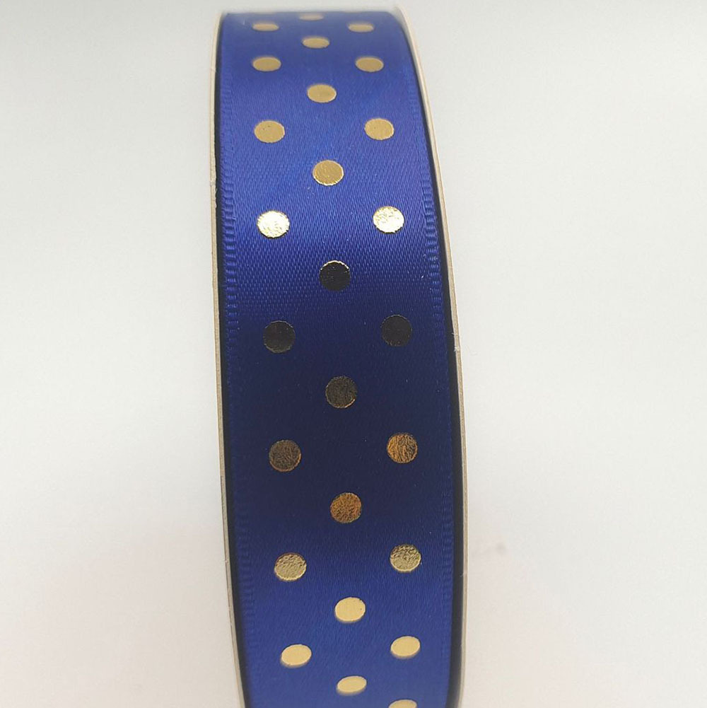 Dot dorado cinta de lunares cinta arco hecho a mano cinta caja de regalo embalaje fábrica suministro directo cinta al por mayor