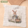 Positioning rabbits to pick flowers