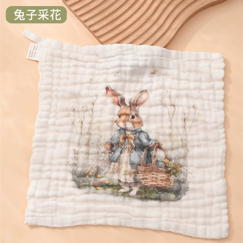 Марлевая косынка, лента, детское полотенце, детский нагрудник для еды, 30×30 см