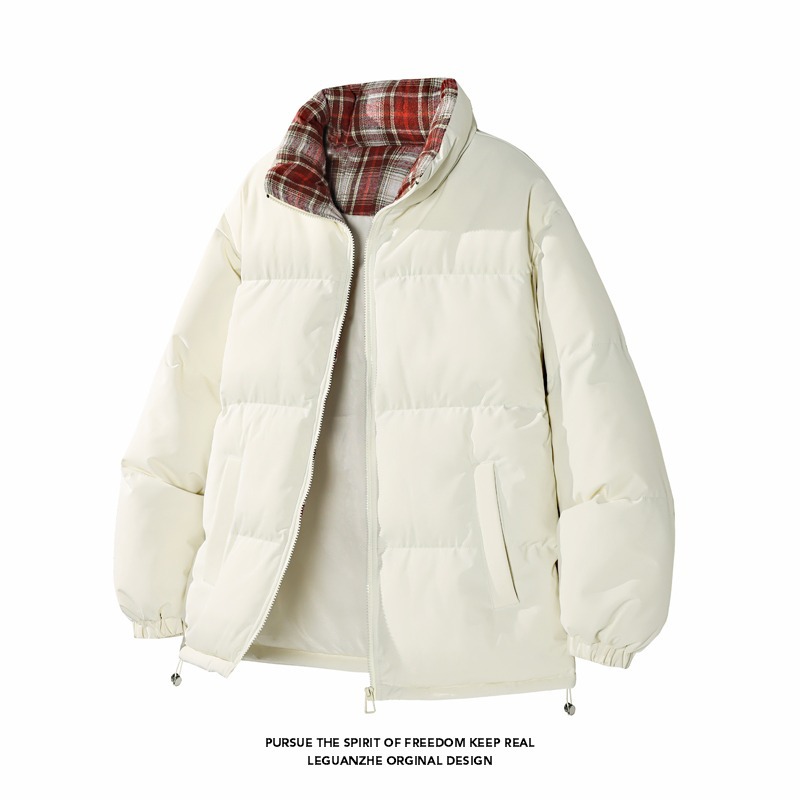 Falsa camisa a cuadros de dos piezas de algodón empalmado ropa de pan ropa cardigan chaqueta hombre y mujer invierno calor fábrica transfronteriza al por mayor
