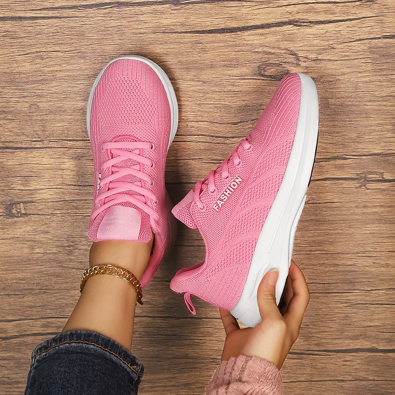 Новые трансграничные большие размеры летающие дышащие кроссовки для студентов на открытом воздухе модные дикие легкие повседневные туфли