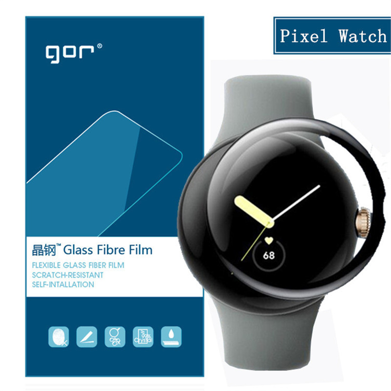 Gor Is Suitable for Google Pixelwatch2/3/4 Crystal Steel Flexible Tempered Film Black Edge Soft Screen Protector Gor Is Suitable for Google Pixelwatch2/3/4 Crystal Steel Flexible Tempered Film Black Edge Soft Screen Protector