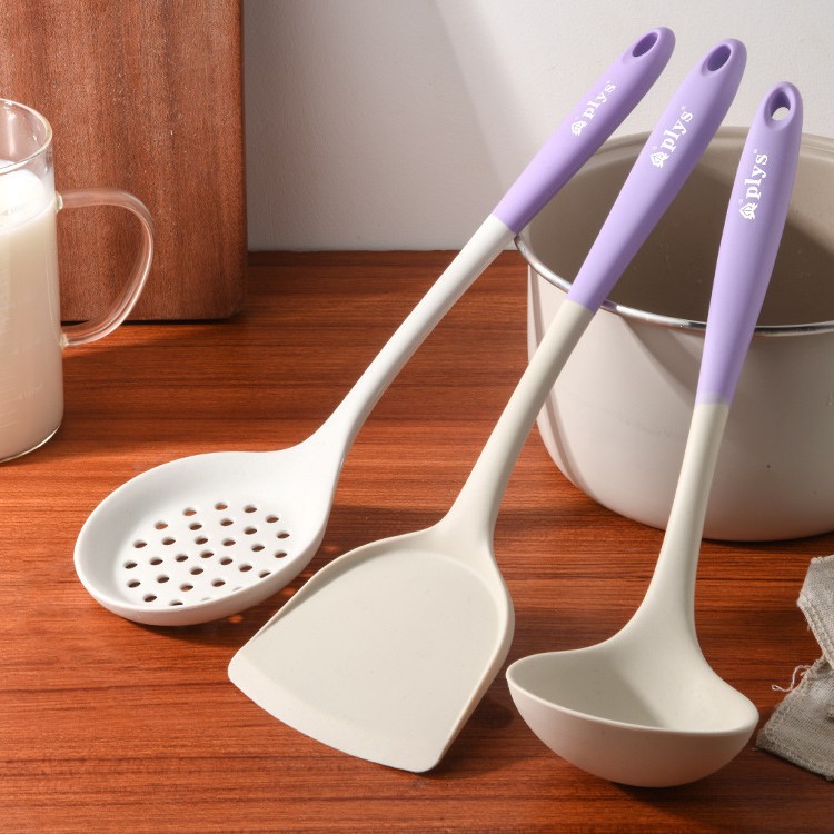 Paleta de cocina antiadherente de cocina de grado alimenticio doméstico con paleta de cocina de cocina resistente a fugas de alta temperatura