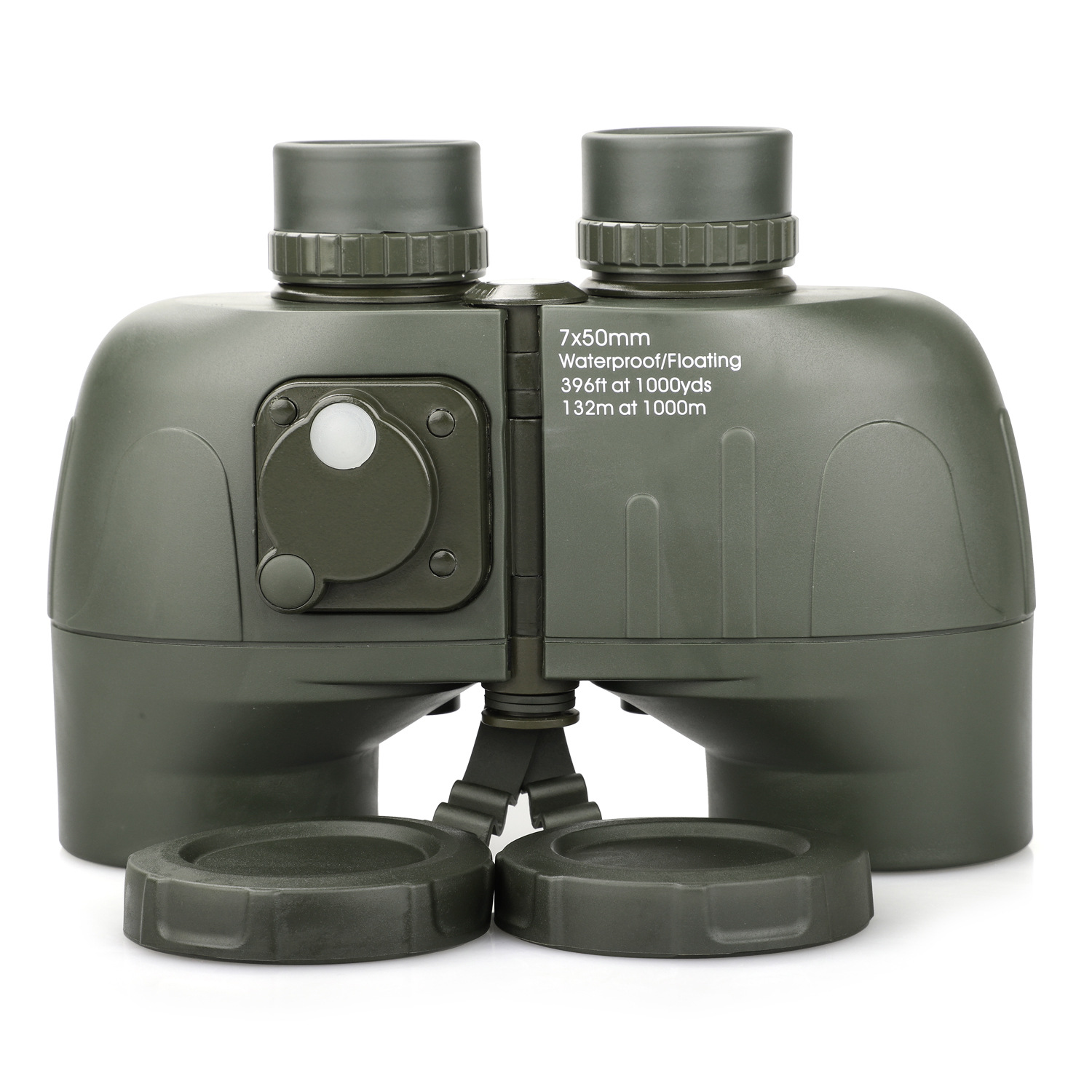 10X50罗盘望远镜航海坐标测距望远镜高清微光夜视大广角观景观月