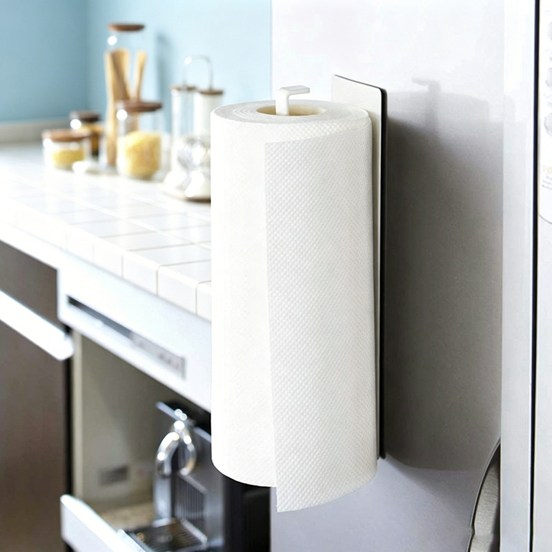 Japanese-Style Magnetic Bathroom Towel Rack Storage Rack, No-Drill Storage Rack, Kitchen Roll Paper Towel and Cloth Hanging Rack Japanese-Style Magnetic Bathroom Towel Rack Storage Rack, No-Drill Storage Rack, Kitchen Roll Paper Towel and Cloth Hanging Rack
