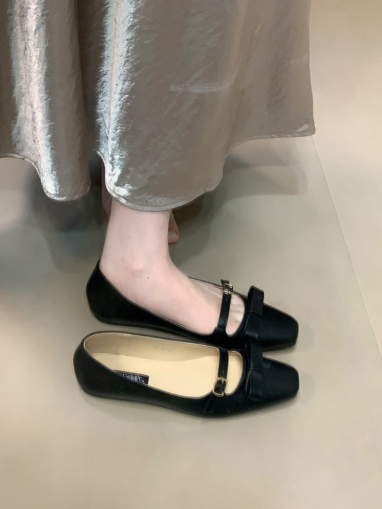 Zapatos mary jane mujer plata elegantes estilo francés_voghion.com