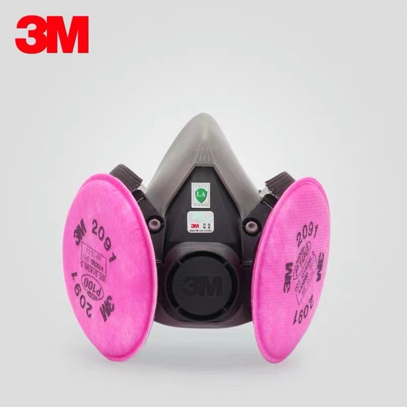3M2091滤棉7502/6200防毒面具过滤棉KP100防尘颗粒物防焊烟