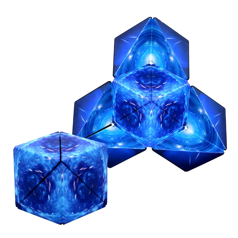 Variable magnetic three dimensional intellectual Rubik's cube, toy, early education, anti-stress