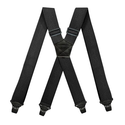 Doumeng cross-border supply unisex adult 4-clip elastic suspender clip 3.8cm corn pattern elastic suspenders