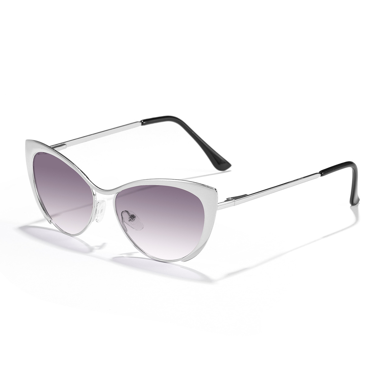 Nuevo europeo y americano y2g caliente chica estilo metal marco retro gato ojo moda anti-azul gafas de luz