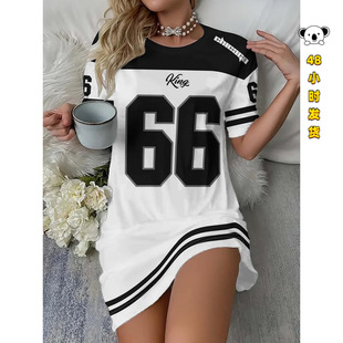 M 90015 Women Multi-Scene Wear T-Shirt DressT���B��ȹ