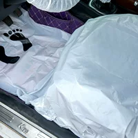 Пластиковый одноразовый чехол на сиденье автомобиля пластиковый прозрачный защитный чехол на сиденье