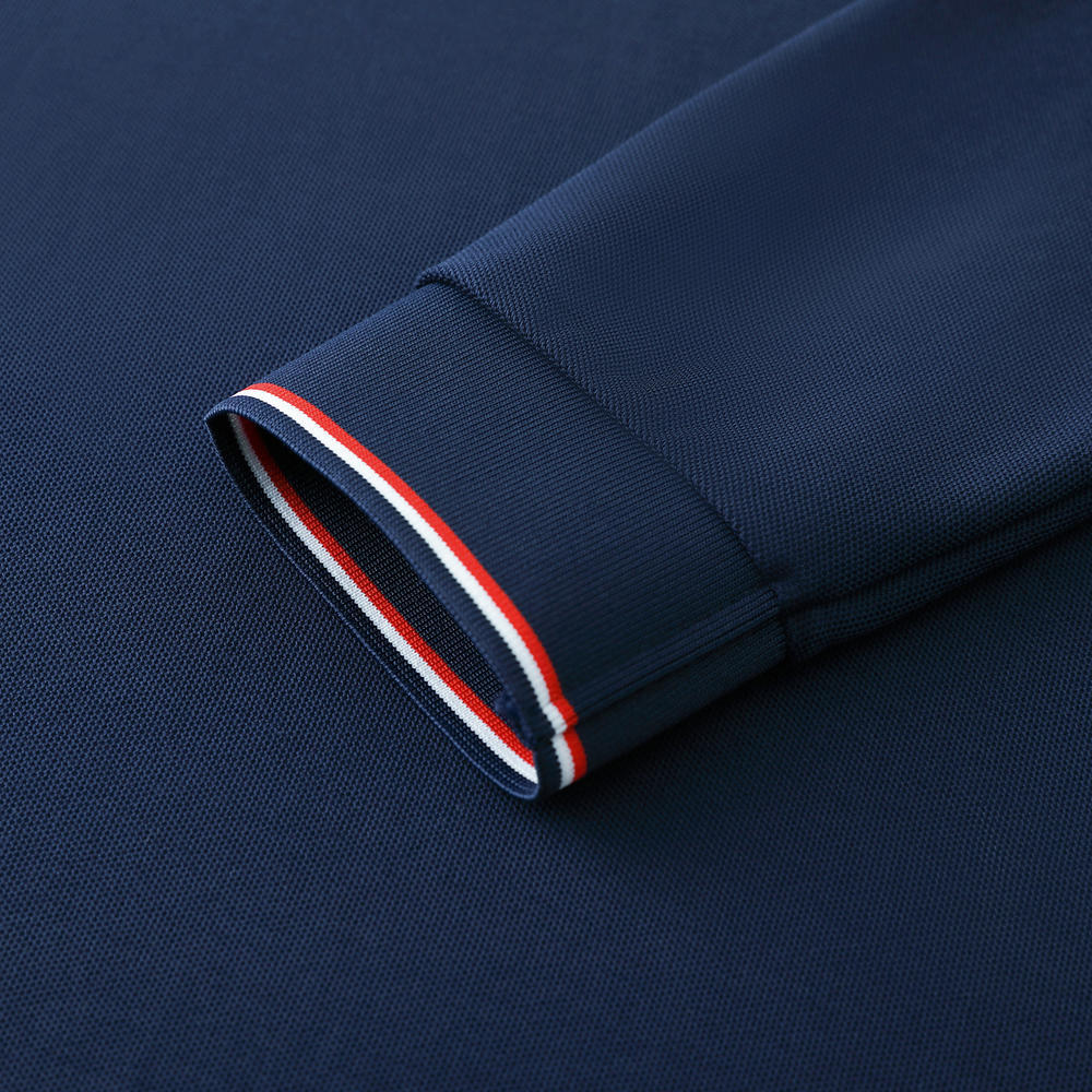 Camiseta de polo de color casual camiseta de hombre camiseta de collar camiseta de algodón de invierno camiseta de polo de manga larga ropa de trabajo personalizada bordada