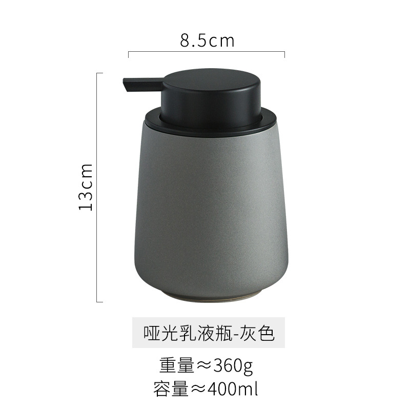 Espuma desinfectante de manos de cerámica sub-botella baño inodoro Champú gel de ducha botella de prensa Hotel Club Prensa