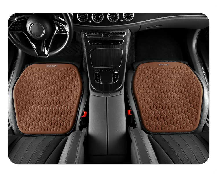 suede car seat cushion four seasons universal silicone car cushion seat cushion gel ice cushion truck seat cushion car summer