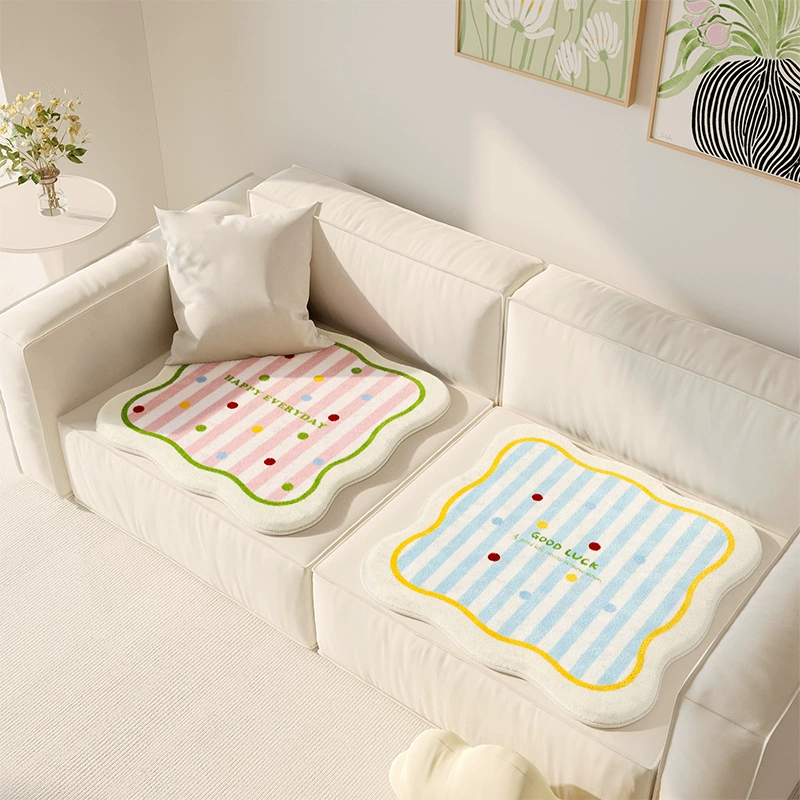 Winter plush non-slip sofa for students
