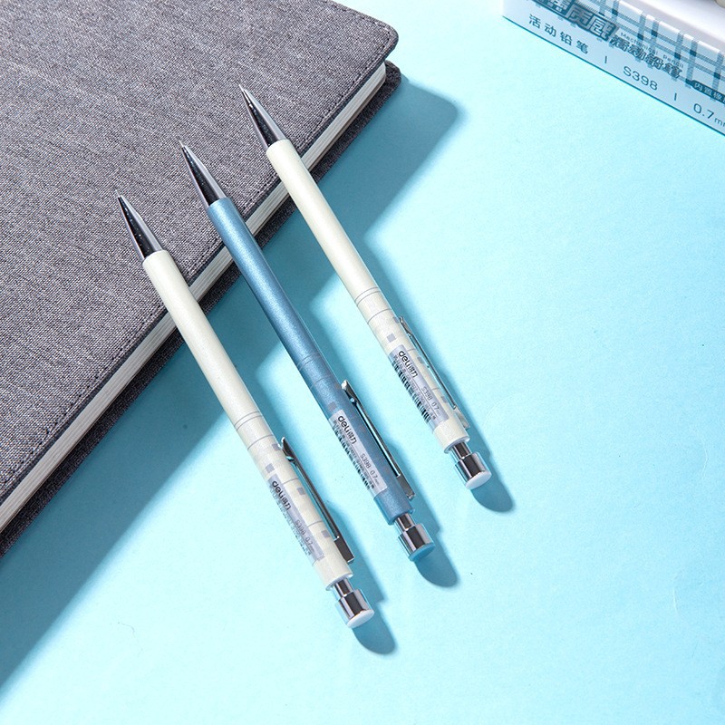 Portaminas Mecánico Retráctil S397/S398 0.5/0.7mm de Metal para Escritura y Escuela
