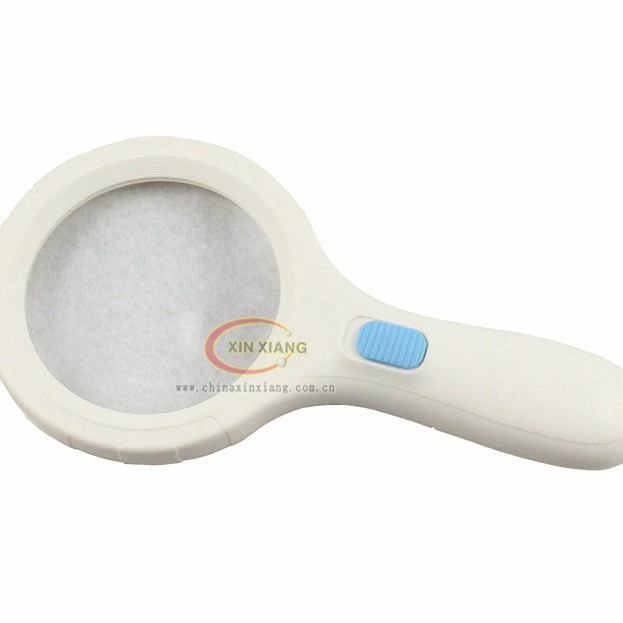 Factory Direct 90mmLED лампа ручной антикварные украшения идентификация пожилых людей чтение увеличительное стекло