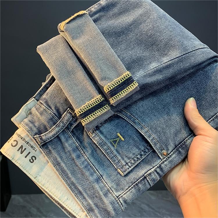 Jeans Men's Pants 2024 New Fashion Brand Autumn High-end Pants Korean Stretch Fashion All-match Pants Men's Jeans Men's Pants 2024 New Fashion Brand Autumn High-end Pants Korean Stretch Fashion All-match Pants Men's