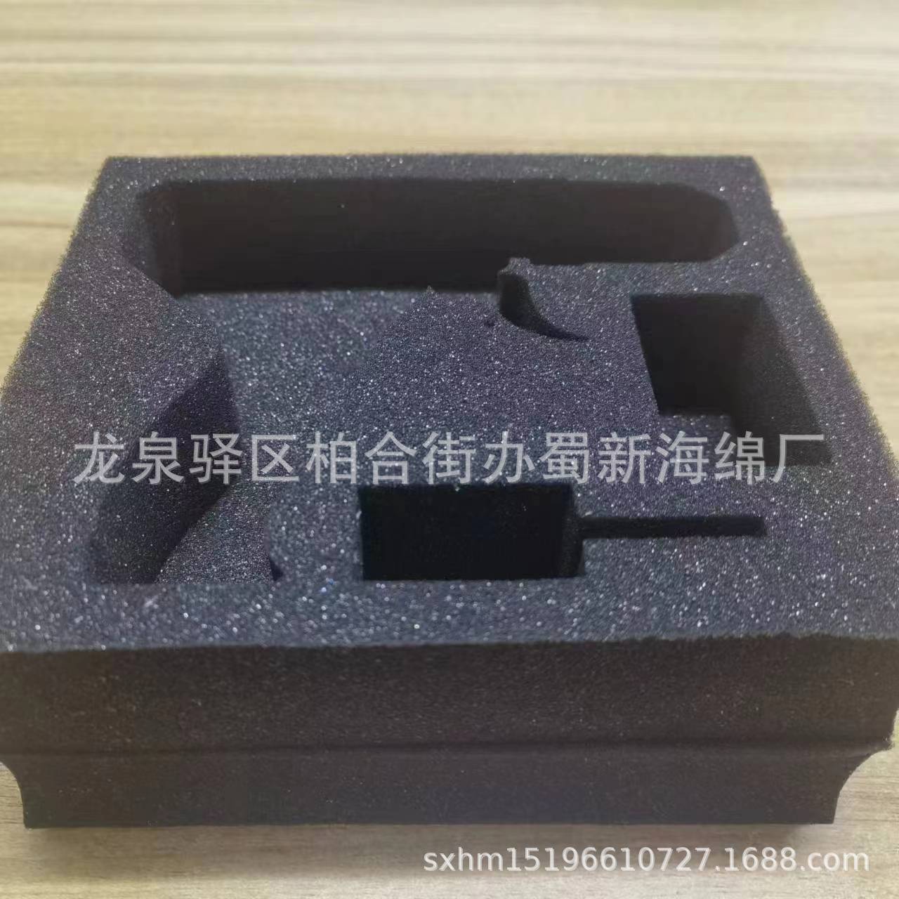 厂家供应黑色高密度海绵包装/高密度海绵/成型异形PU海绵