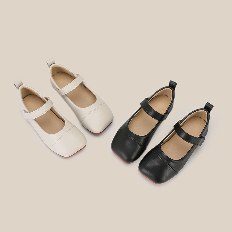 Genuine Leather Soft-Soled Princess Shoes for Little Girls, Spring & Fall New Baby Fashionable and Versatile Comfortable Kidsren's Shoes