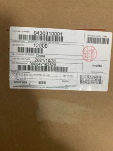 Molex�B���� 43031-0001 430310001 ���Ӳ�� ��Ҏ20-24AWG �F؛