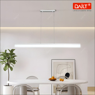 Minimalist Restaurant Chandelier Modern Simple Atmosphere Nordic Designer Hanging Line Long Office Dining Table Bar