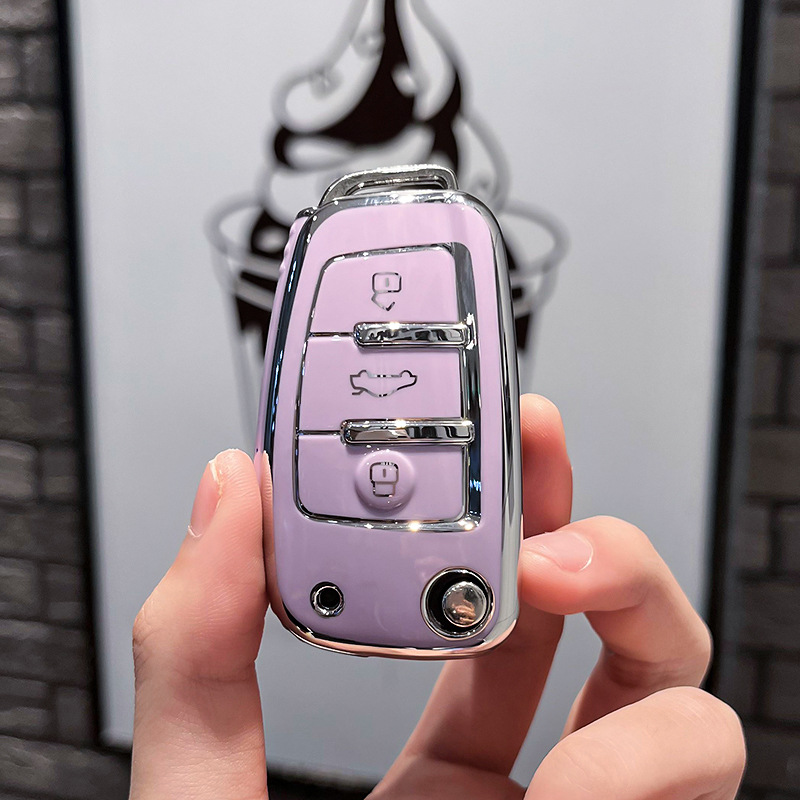 체리 A-접이식 3 키 [싱글 쉘 퍼플]