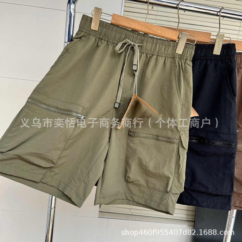北三色口袋工装五分裤夏季新款男士短裤时尚潮流百搭休闲运动短裤|undefined