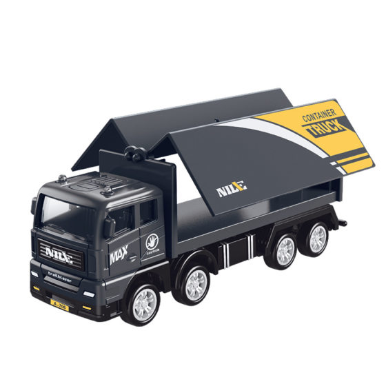 Inertial Simulation Transport Vehicle Container Truck Freight Truck Truck Engineering Vehicle Model Children's Boy Toy Car