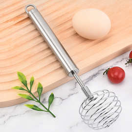 手动打蛋器烘焙用具鸡蛋奶油搅拌棒家用不锈钢打蛋器弹簧搅拌器