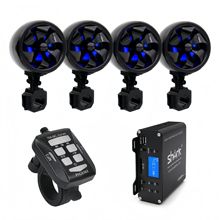 SHARK 摩托车音响4声道大功率外置功放多功能蓝牙12V 音响6800N68