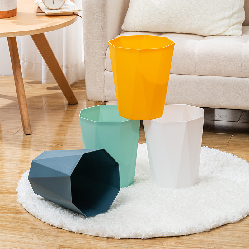 High quality plastic garbage can for home use for living room