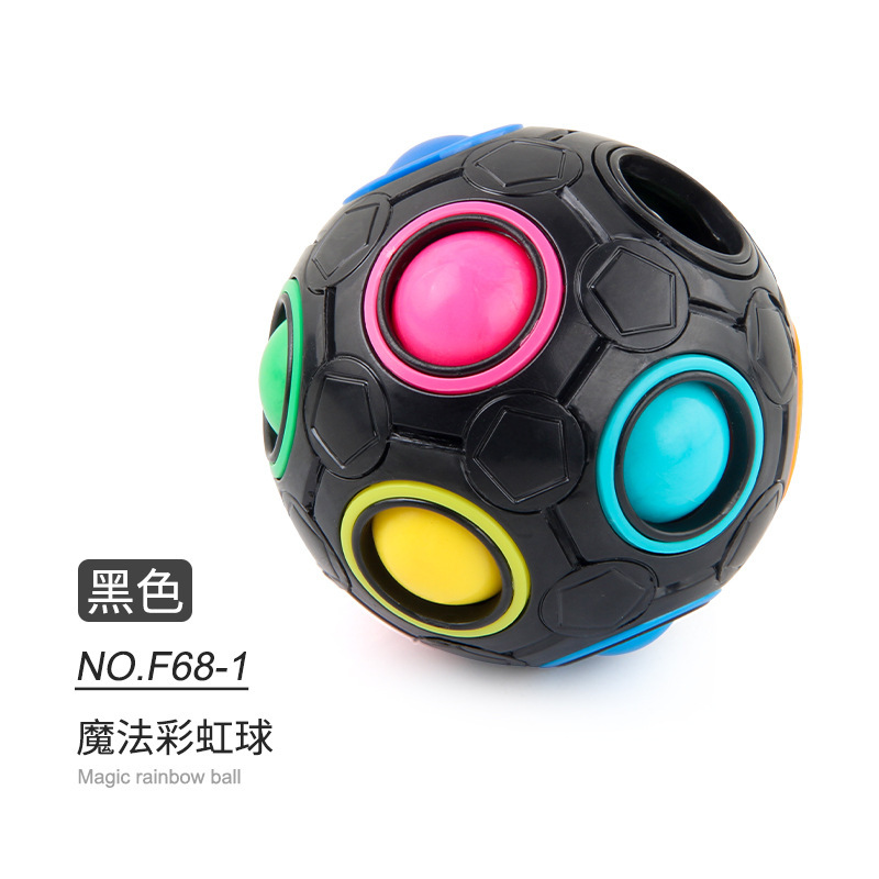 Stemクロスボーダー商品ソースキャンディーカラールービックキューブ虹球12穴押し抗不安新奇抜減圧玩具|undefined
