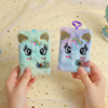 Cartoon small children's cute plush pendant, laptop for elementary school students, pocket book, unicorn, big eyes