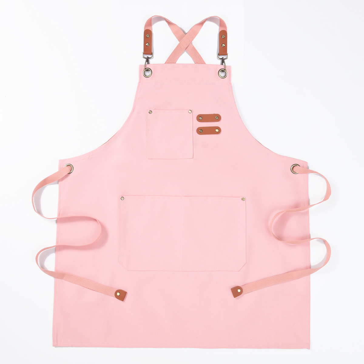 Nuevo delantal de lona impermeable a prueba de aceite cocina doméstica horticultura hornear ropa de trabajo de alto valor de cara delantal transfronterizo