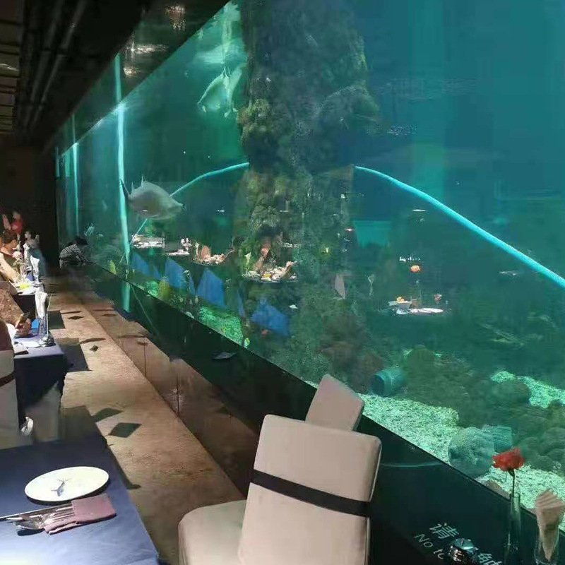 大型亚克力超大型观赏鱼缸设计定做 海底世界设计海洋隧道鱼缸