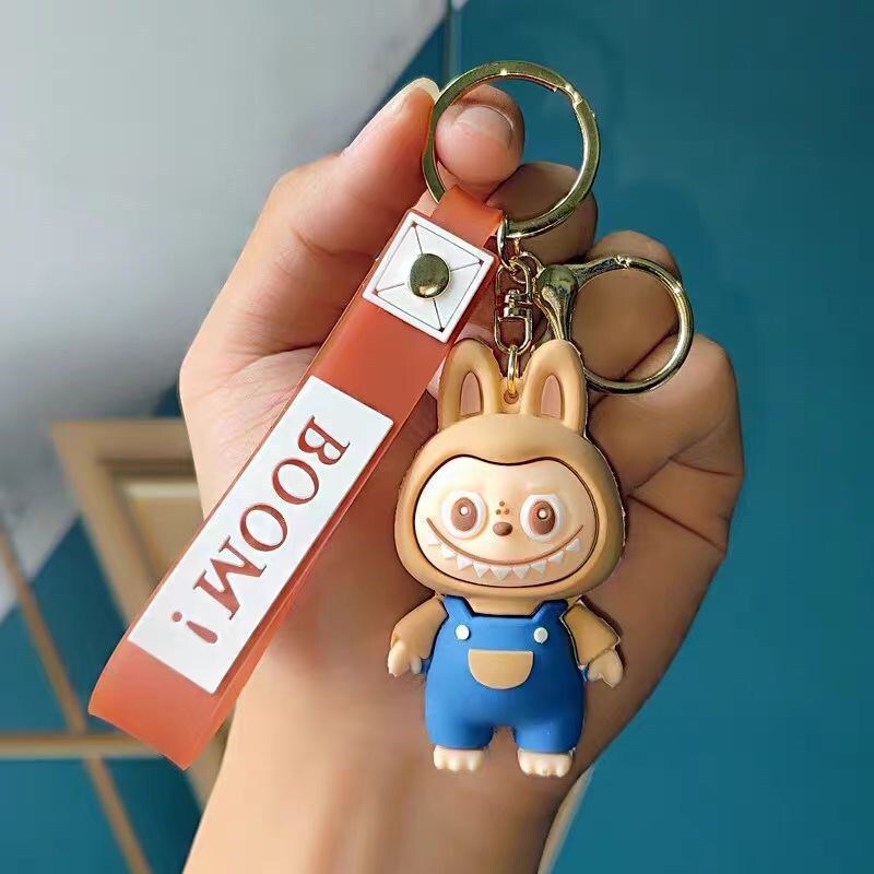 跨境拉布布可爱系列钥匙扣创意公仔坐姿汽车背包挂饰地摊礼品批发|undefined