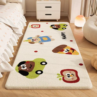 Avtomobil döşəmə paspasları — Easy to Care For, Full-Cover Floor - little-bear-spaceship-40120cm-point-plastic-bottom-imitation-cashmere