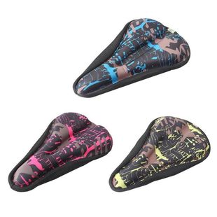Bicycle Cushion Cover Seat Cover Saddle Cover Mountain Bike Cushion Cover Silicone 3D Thickened Bicycle Seat Cover